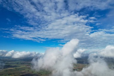 Dramatic Clouds over Countryside of England