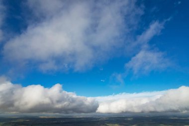 Dramatic Clouds over Countryside of England