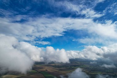 Dramatic Clouds over Countryside of England