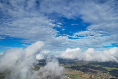 Dramatic Clouds over Countryside of England