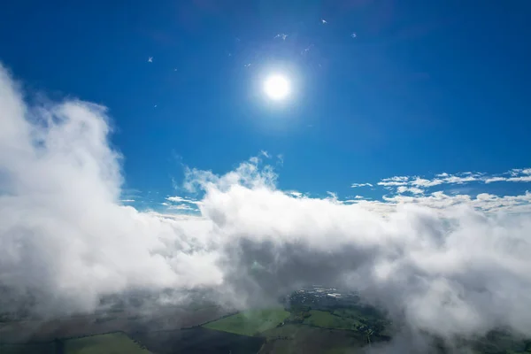 Nuvens Dramáticas Sobre Campo Inglaterra — Fotografia de Stock