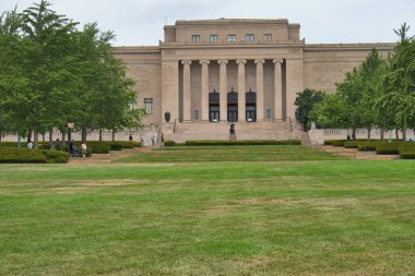 Kansas City, Missouri July 16, 2022 - The Nelson-Atkins Museum of Art beautiful historic Kansas City Architecture