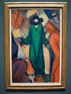 Kansas City, Missouri July 16, 2022 - Albert Bloch - The Green Domino, 1913