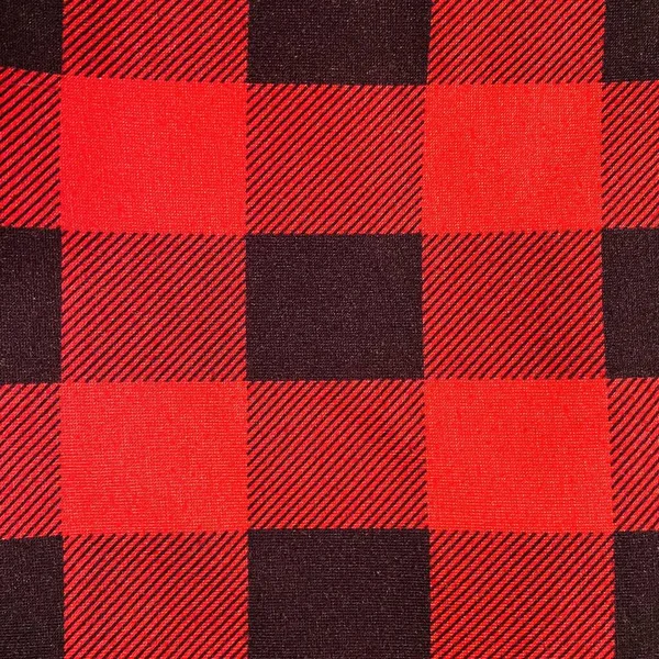 Add your own wording to this black and red lumberjack style flannel backdrop.