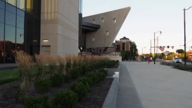 Olathe, Kansas - August 10, 2022 - New Johnson County KS Courthouse Established 2020 - 150 West Santa Fe Street 66061