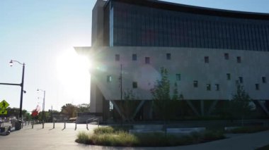 Olathe, Kansas - August 10, 2022 - New Johnson County KS Courthouse Established 2020 - 150 West Santa Fe Street 66061