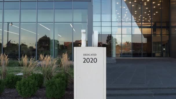 Olathe Kansas Серпня 2022 New Johnson County Courthouse Established 2020 — стокове відео