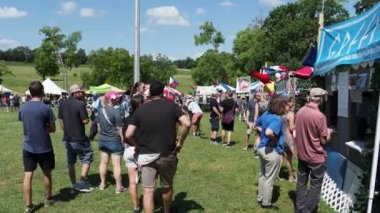 Kansas City Missouri - August 20, 2022 - Ethnic Enrichment Festival at Swope Park - Annual cultural diversity event featuring food, music, and dance from countries all over the globe.