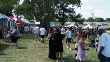 Kansas City Missouri - August 20, 2022 - Ethnic Enrichment Festival at Swope Park - Annual cultural diversity event featuring food, music, and dance from countries all over the globe.