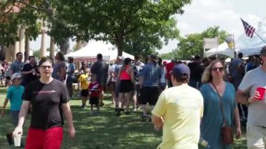 Kansas City Missouri - August 20, 2022 - Ethnic Enrichment Festival at Swope Park - Annual cultural diversity event featuring food, music, and dance from countries all over the globe.