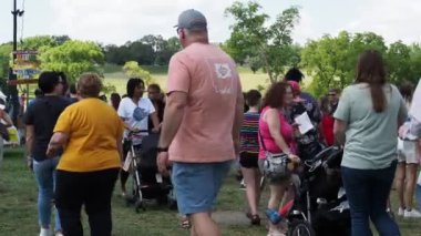 Kansas City Missouri - August 20, 2022 - Ethnic Enrichment Festival at Swope Park - Annual cultural diversity event featuring food, music, and dance from countries all over the globe.