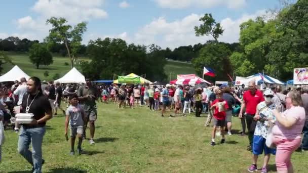 Kansas City Missouri August 2022 Ethnic Enrichment Festival Swope Park — Wideo stockowe