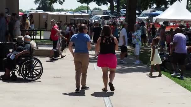 Kansas City Missouri August 2022 Ethnic Enrichment Festival Swope Park — Vídeo de Stock