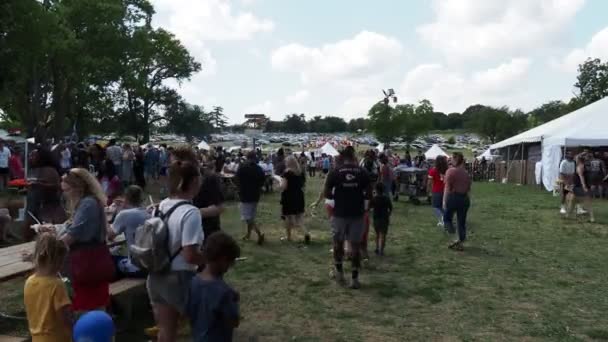 Kansas City Missouri August 2022 Ethnic Enrichment Festival Swope Park — Video Stock