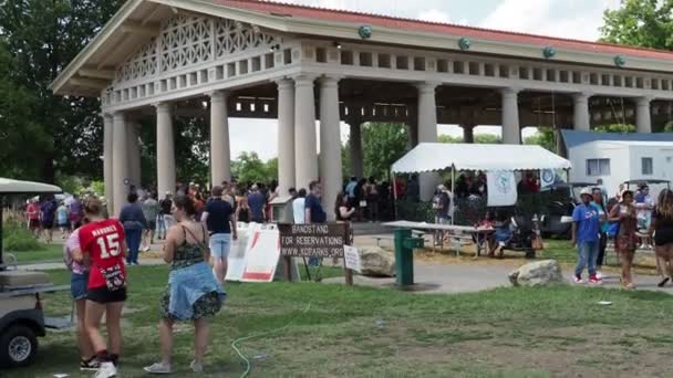 Kansas City Missouri Αυγούστου 2022 Ethnic Enrichment Festival Swope Park — Αρχείο Βίντεο