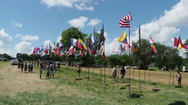 Kansas City Missouri - August 20, 2022 - Ethnic Enrichment Festival at Swope Park - Annual cultural diversity event featuring food, music, and dance from countries all over the globe.