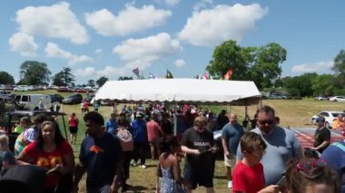 Kansas City Missouri - August 20, 2022 - Ethnic Enrichment Festival at Swope Park - Annual cultural diversity event featuring food, music, and dance from countries all over the globe.