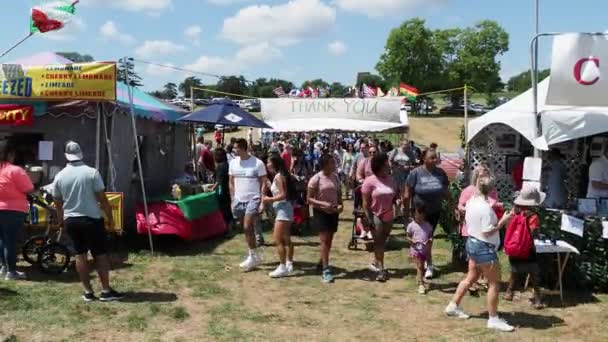 Kansas City Missouri August 2022 Ethnic Enrichment Festival Swope Park — Stockvideo