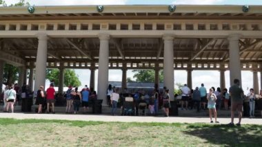 Kansas City Missouri - August 20, 2022 - Ethnic Enrichment Festival at Swope Park - Annual cultural diversity event featuring food, music, and dance from countries all over the globe.