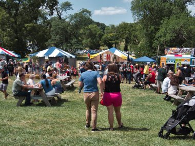 Kansas City Missouri - August 20, 2022 - Ethnic Enrichment Festival at Swope Park - Crowd Shot