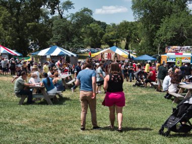 Kansas City Missouri - August 20, 2022 - Ethnic Enrichment Festival at Swope Park - Crowd Shot