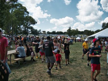 Kansas City Missouri - August 20, 2022 - Ethnic Enrichment Festival at Swope Park - Crowd Shot