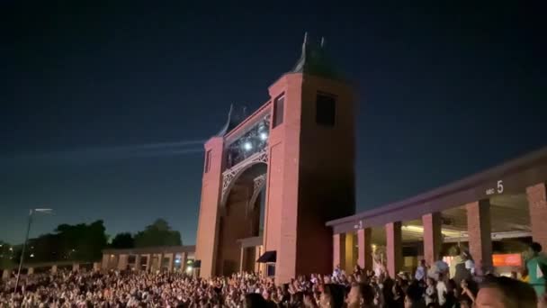 Kansas City Missouri August 2022 Earth Wind Fire Starlight Theater — Stock Video