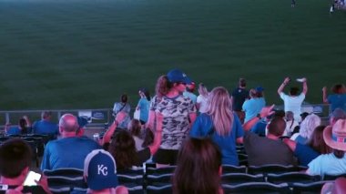 Kansas City, Missouri - 27 Ağustos 2022 - Kansas City Royals San Diego Padres 'e karşı