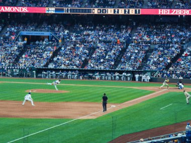 Kansas City, Missouri - 27 Ağustos 2022 - Kansas City Royals San Diego Padres 'e karşı