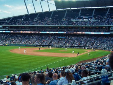 Kansas City, Missouri - 27 Ağustos 2022 - Kansas City Royals San Diego Padres 'e karşı