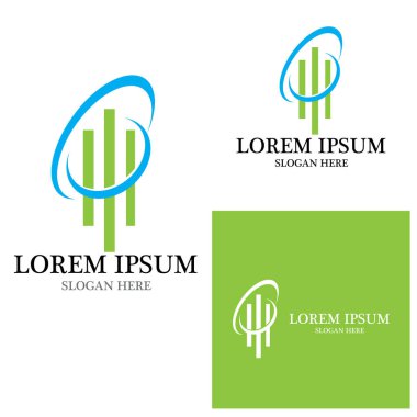Business Finance Logo şablon vektör simgesi tasarımı