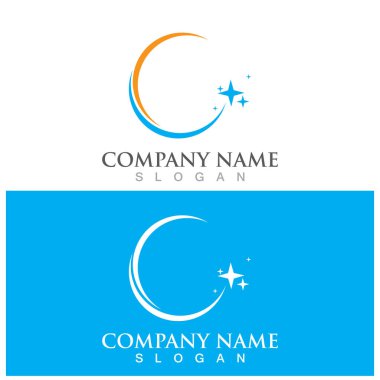 Yıldız simgesi şablon vektör illüstrasyon tasarımı