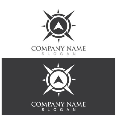 compass navigation icon vector illustration template design