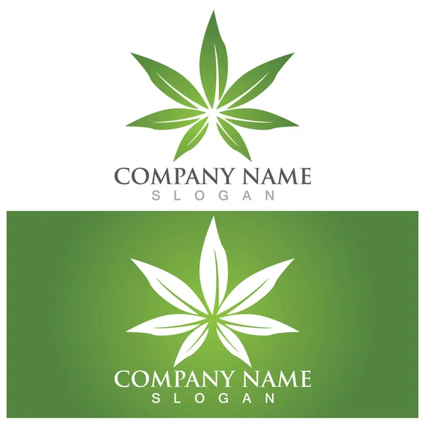 Cannabis Leaf Symbol Icon Vector — Stock vektor