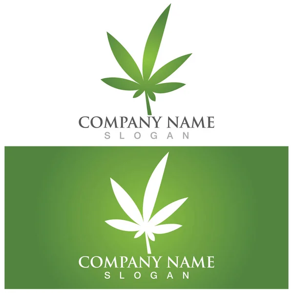 Cannabis Leaf Symbol Icon Vector — Stockový vektor