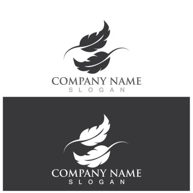 feather icon vector ilustration logo
