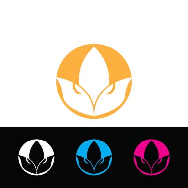 Güzellik Vektörü Nilüfer çiçekleri logo şablonu tasarımı simgesi
