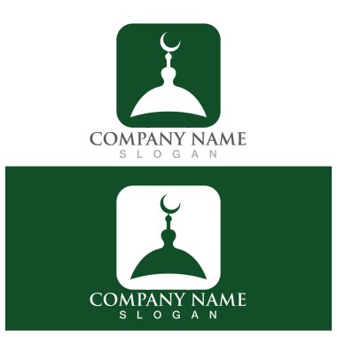 mosque icon vector illustration template design