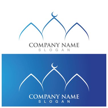 mosque icon vector illustration template design