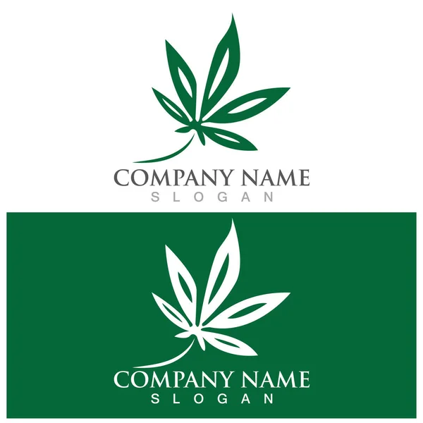 Cannabis Leaf Symbol Icon Vector — Stock vektor