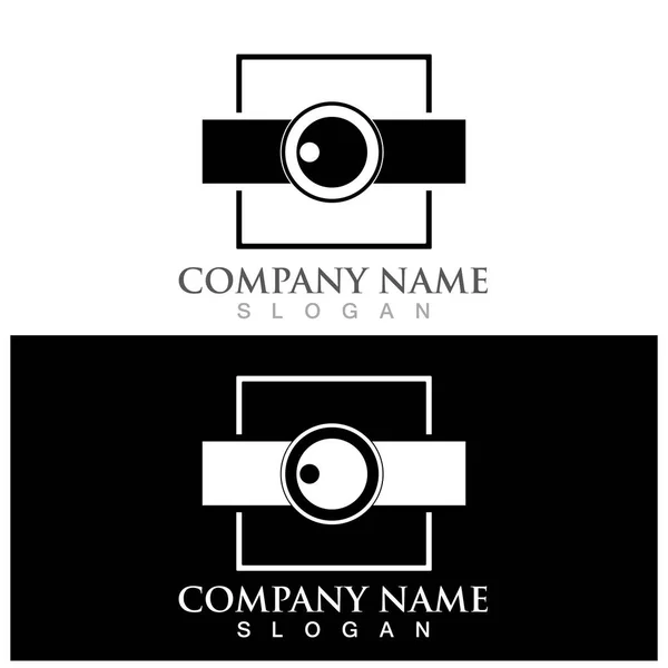 Camera Icon Vector Illustration Template Design — Archivo Imágenes Vectoriales