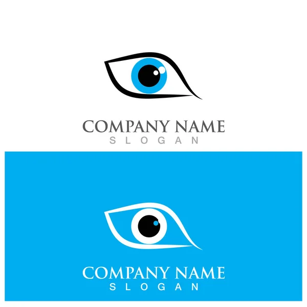 Eye Care Icon Vector Illustration Template Design — Stock Vector