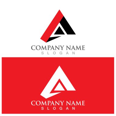 Bir Harf Şablonu vektör resimleme tasarımı