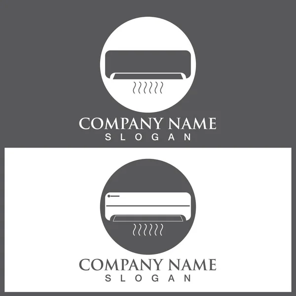 Air Conditioner Icon Vector Illustration Template Design — Διανυσματικό Αρχείο