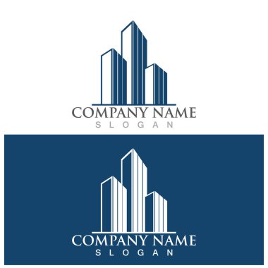 cityscape tower icon vector illustration template design