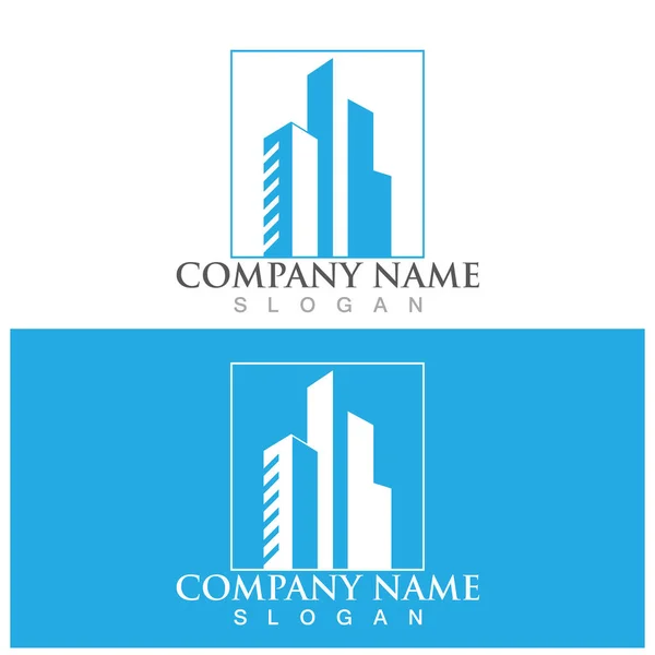 Cityscape Tower Icon Vector Illustration Template Design — Image vectorielle