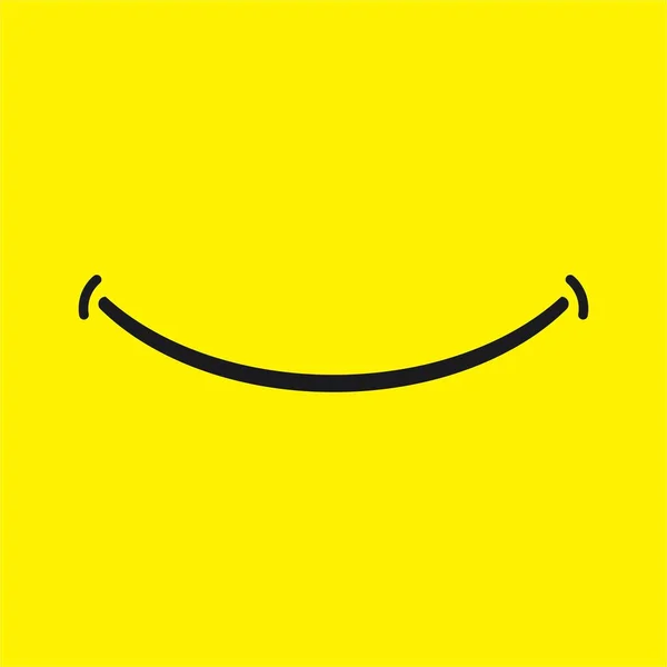 Smile Face Icon Vector Illustration Template Design — ストックベクタ