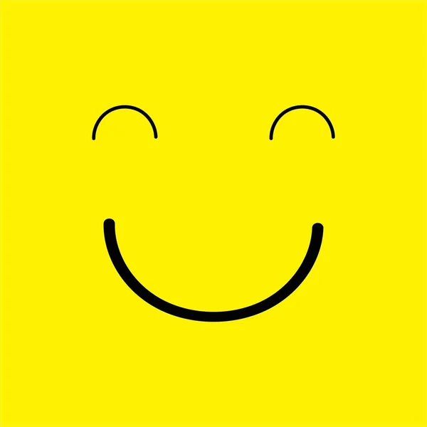 Smile Face Icon Vector Illustration Template Design — 图库矢量图片