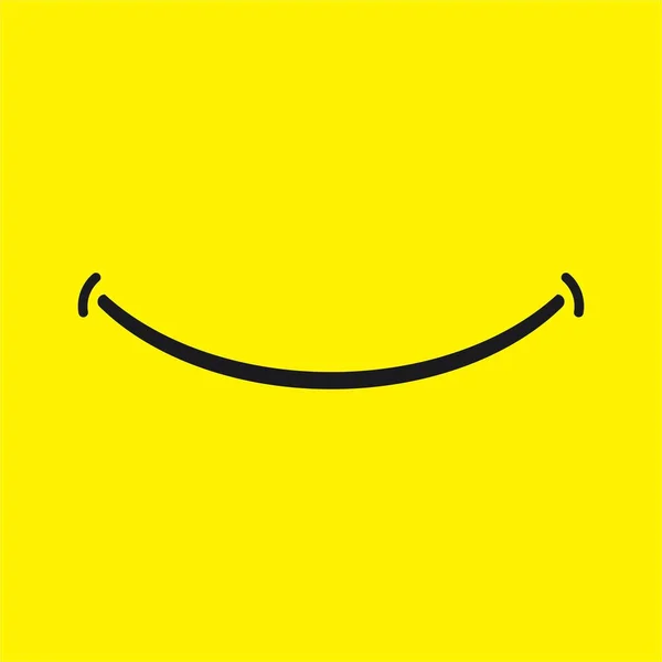 Smile Icon Vector Illustration Template Design — Stock Vector