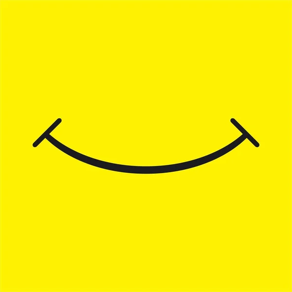 Іконка Посмішки Векторна Ілюстрація Шаблонний Дизайн — стоковий вектор